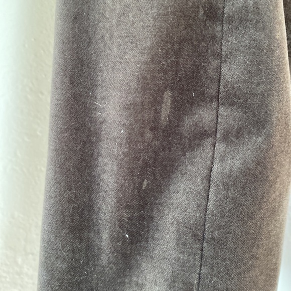 J. Crew✨Vintage Gray Velvet Single Button Long Blazer - Picture 11 of 11